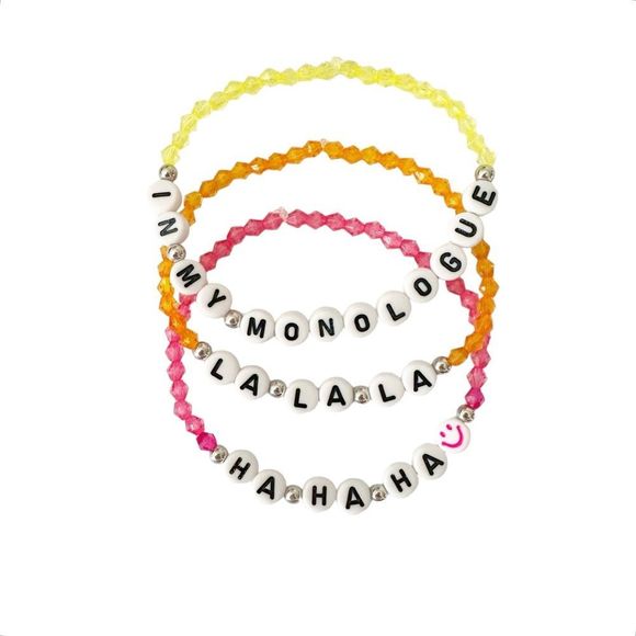 Taylor Swift SNL ‘Monologue Song’ Set of 3 Handmade Friendship Bracelets - Picture 1 of 5